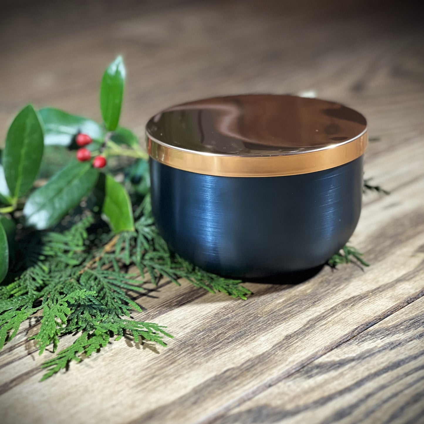 Evergreen Soy Wooden Wick Candle 16 ounce