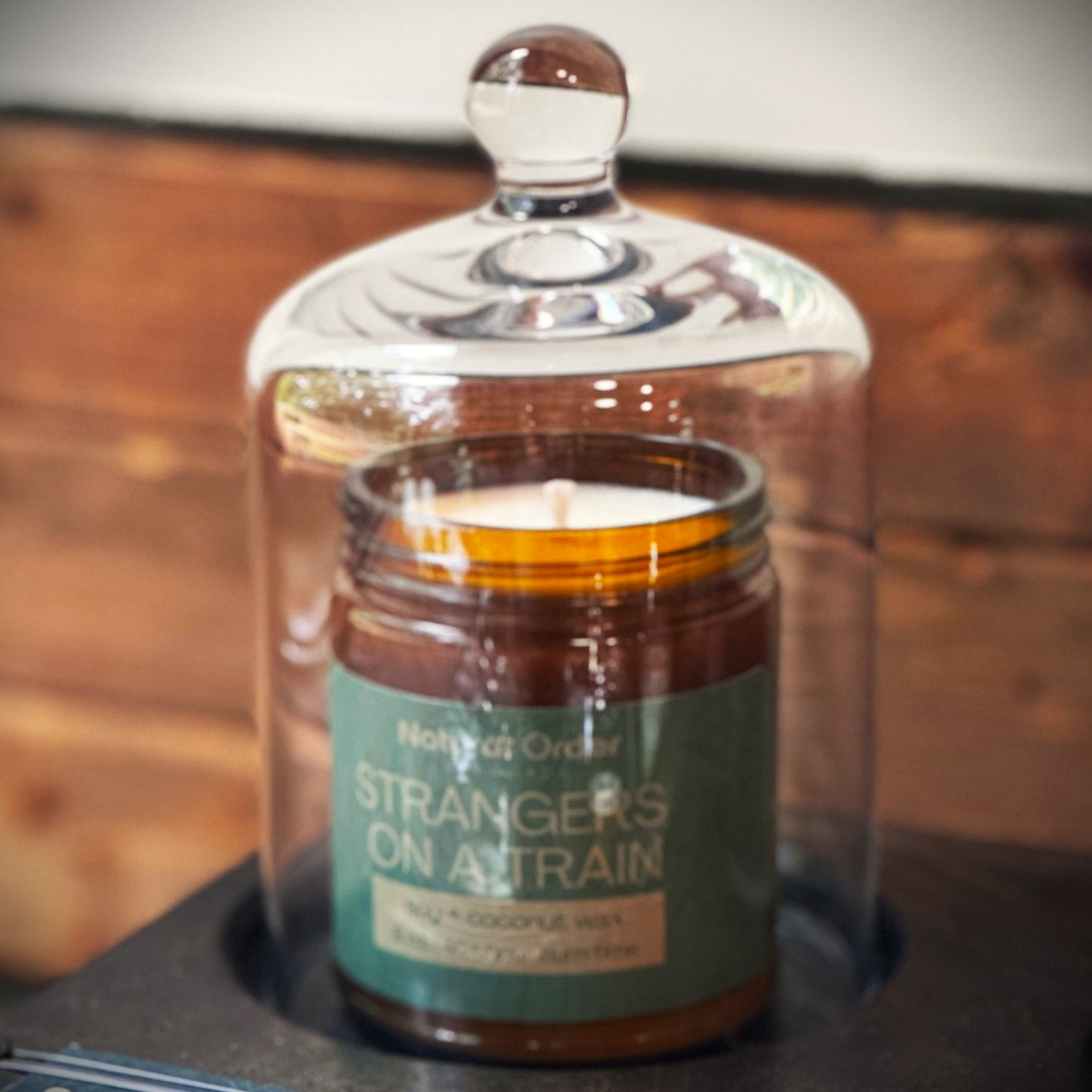 Strangers On A Train, Soy + Coconut Wax Candle 8 ounce