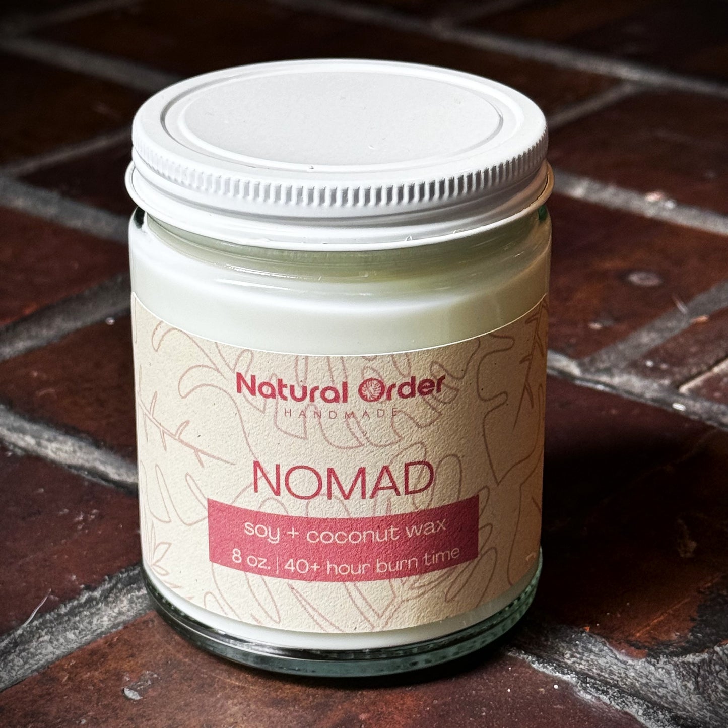 Nomad, Soy + Coconut Wax Candle 8 ounce