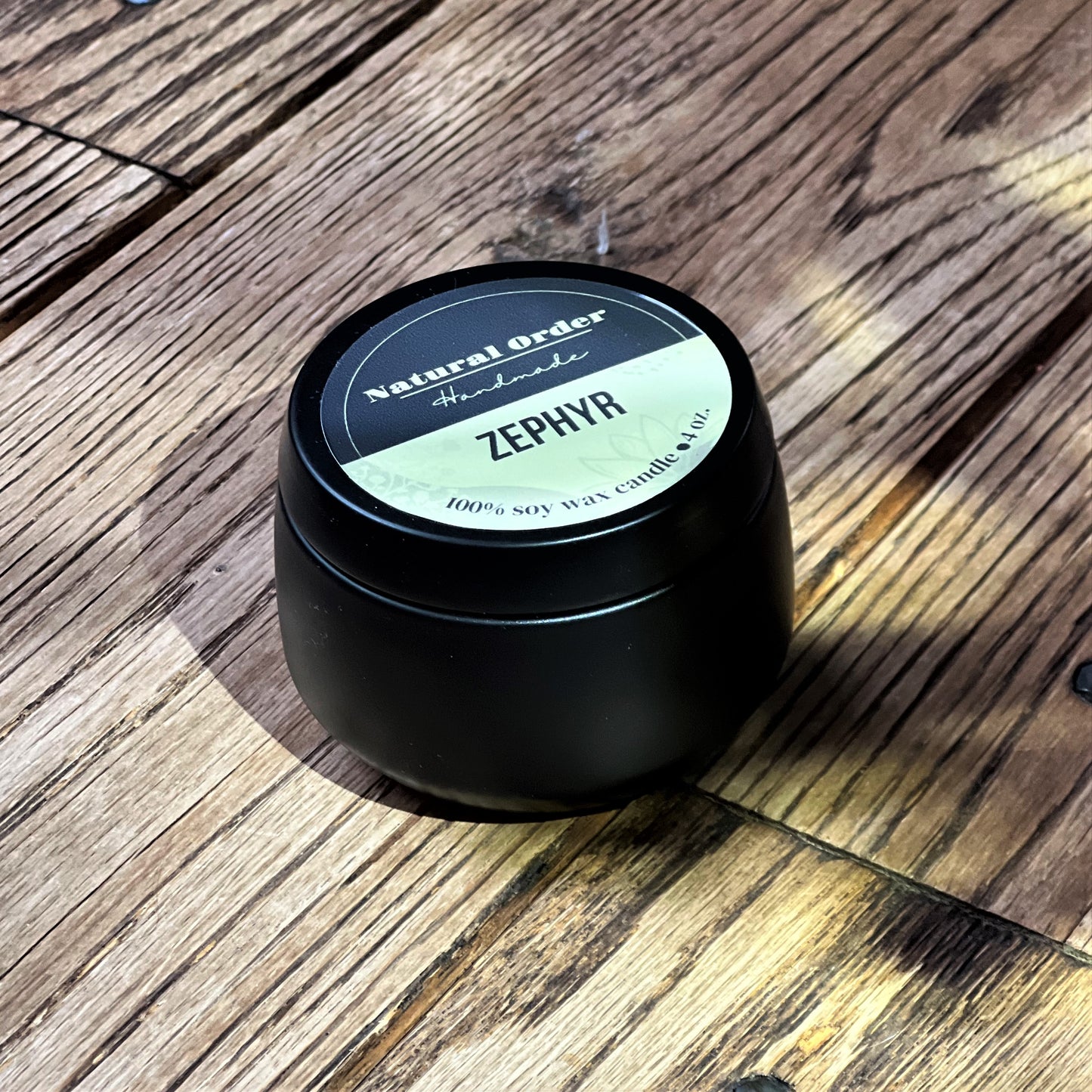 Zephyr Soy Candle 4 ounce