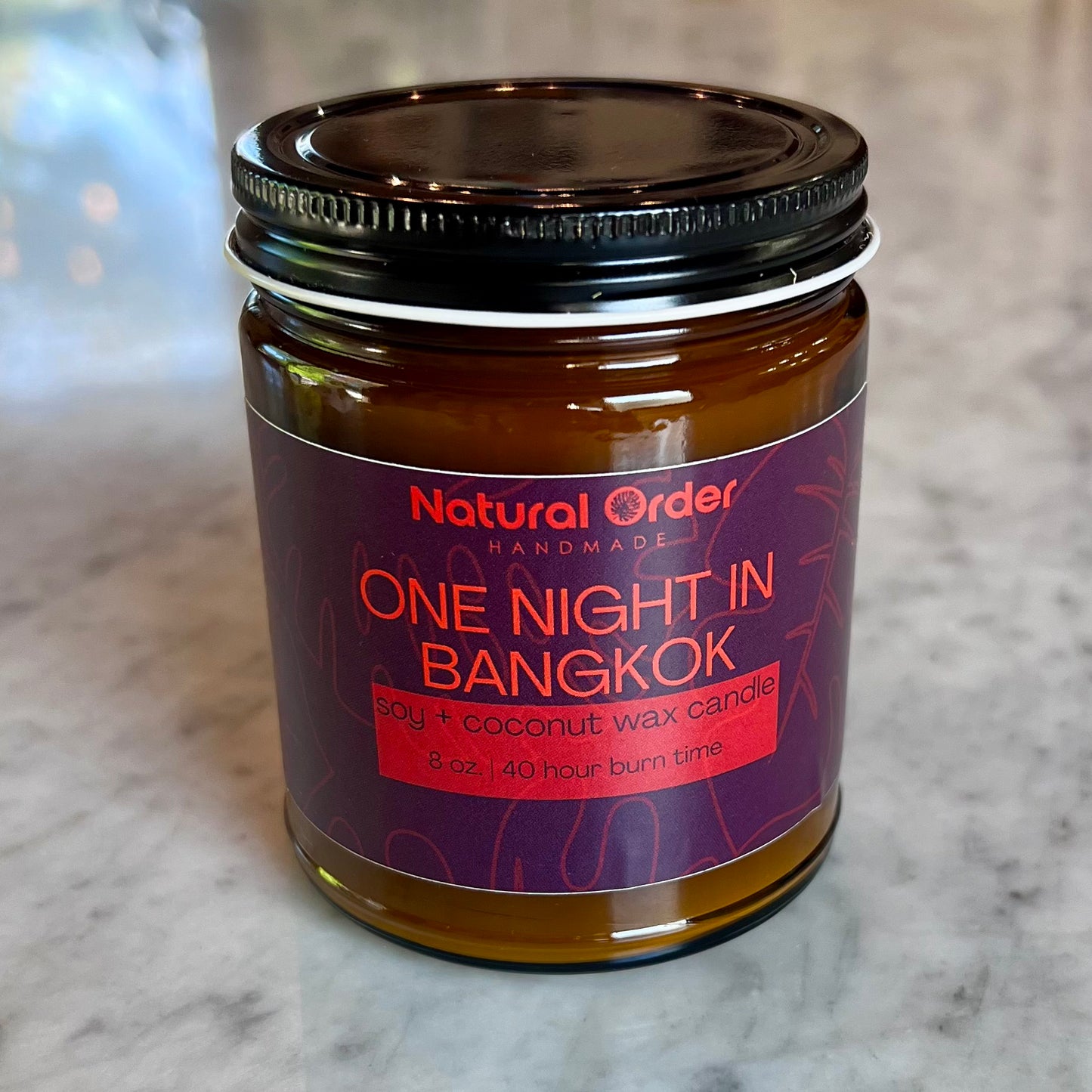 One Night In Bangkok Soy-Coconut Candle 8 ounce