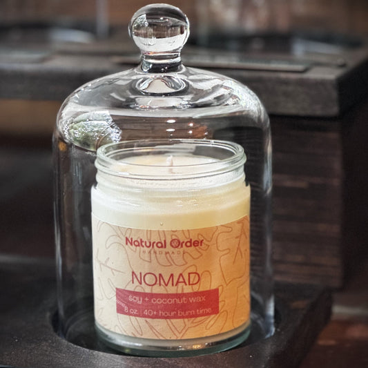 Nomad, Soy + Coconut Wax Candle 8 ounce