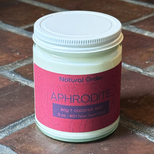 Aphrodite, Soy + Coconut Wax Candle 8 ounce