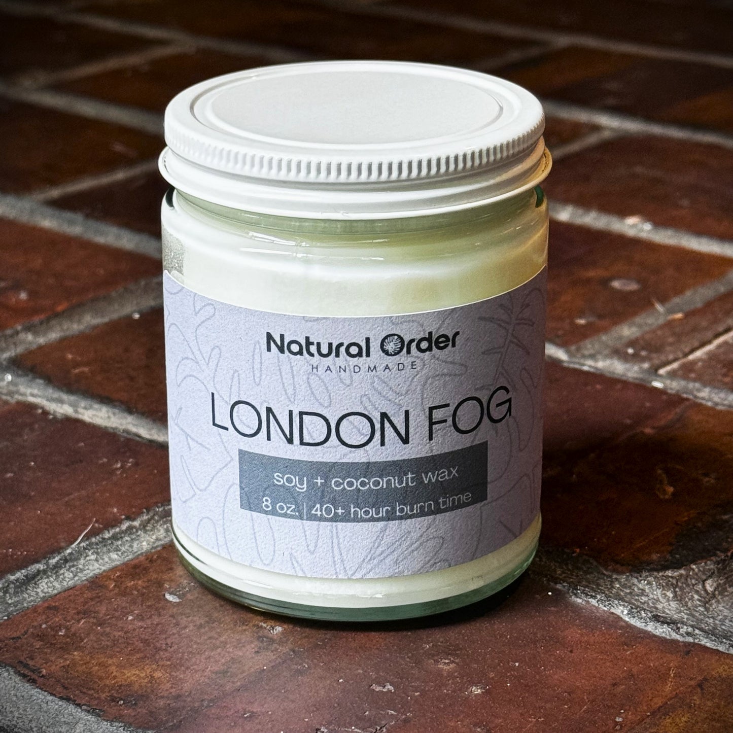 London Fog Soy + Coconut Wax Candle 8 ounce