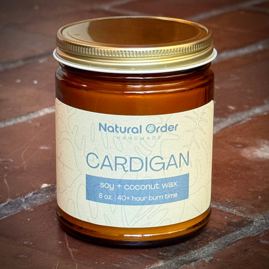 Cardigan, Soy + Coconut Wax Candle 8 ounce