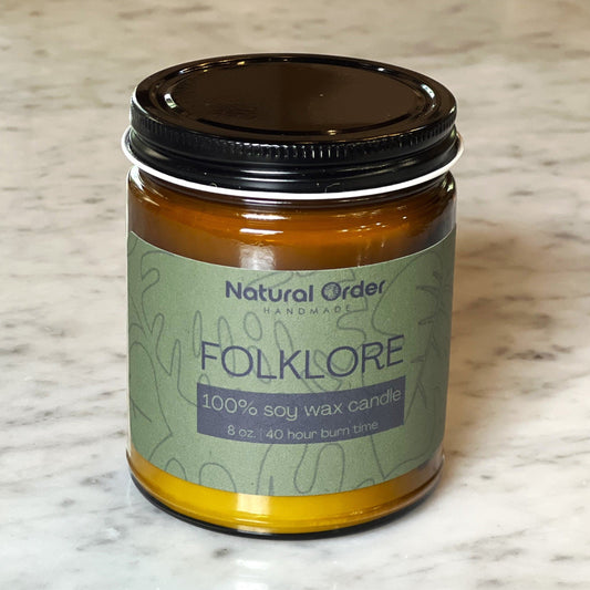 Folklore Soy Candle 8 ounce