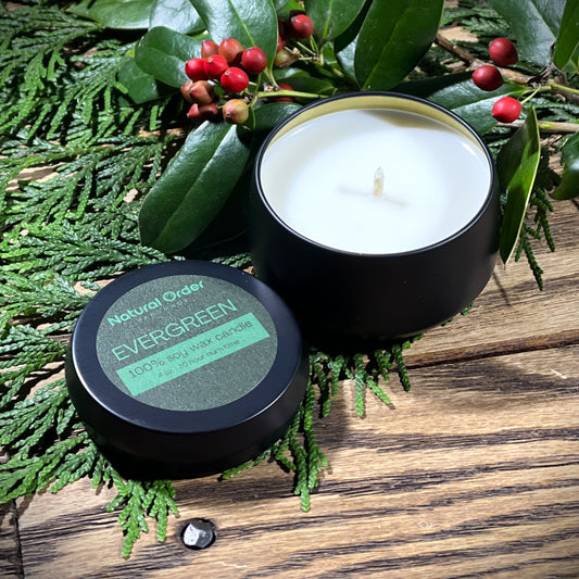Evergreen Soy Candle 4 ounce