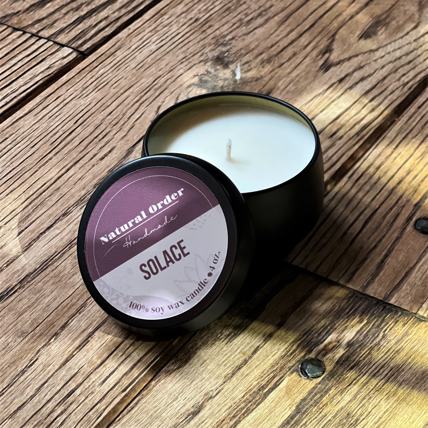Solace Soy Candle, 4 ounce