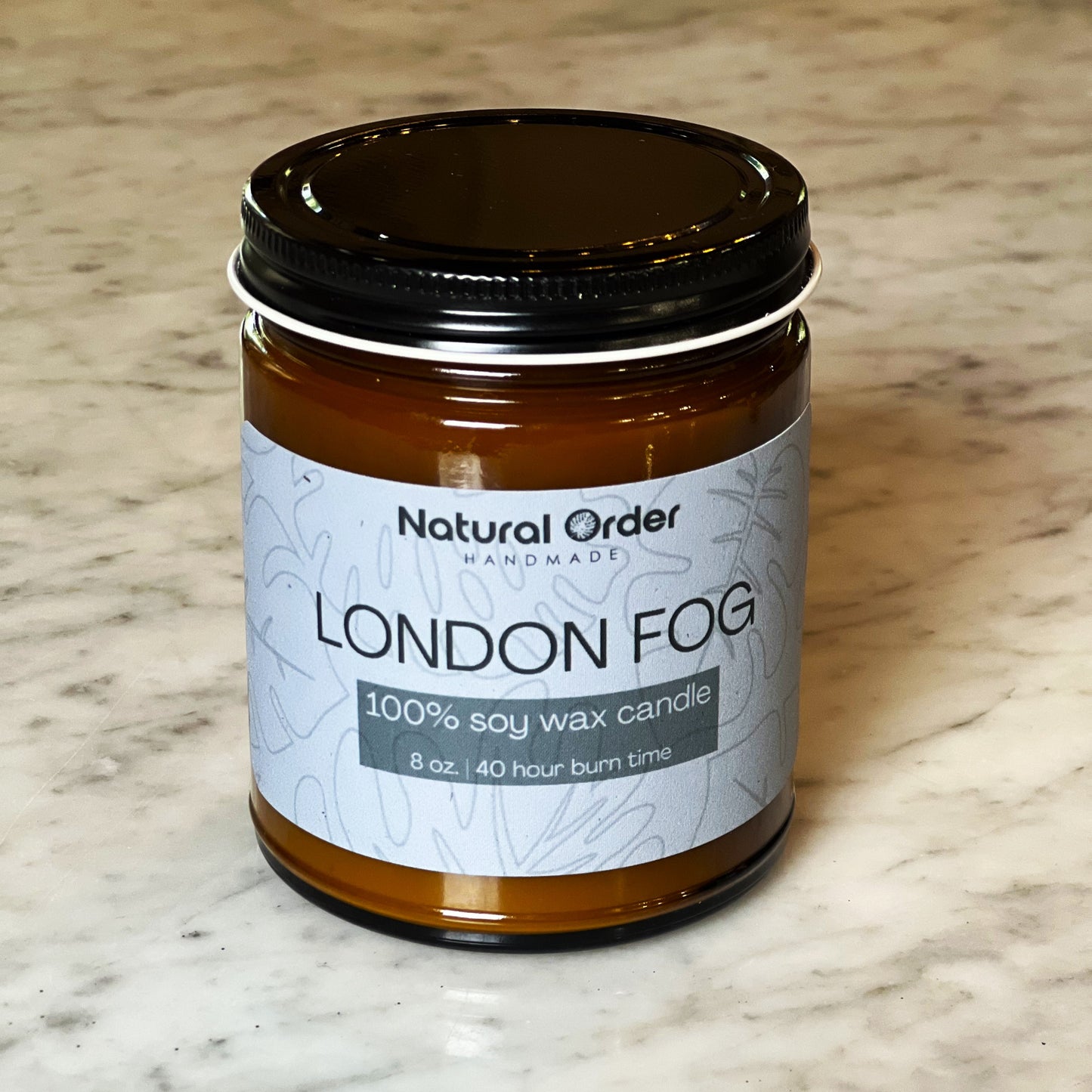 London Fog Soy Candle 8 ounce