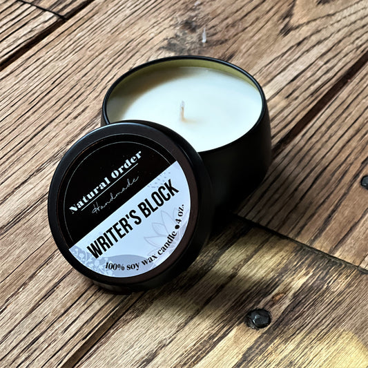 Writer's Block Soy Candle 4 ounce
